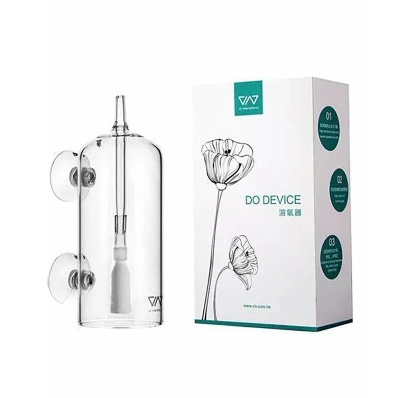 Aquarium Lily Pipe - VIV Do Device Aquarium Cylinder Crystal