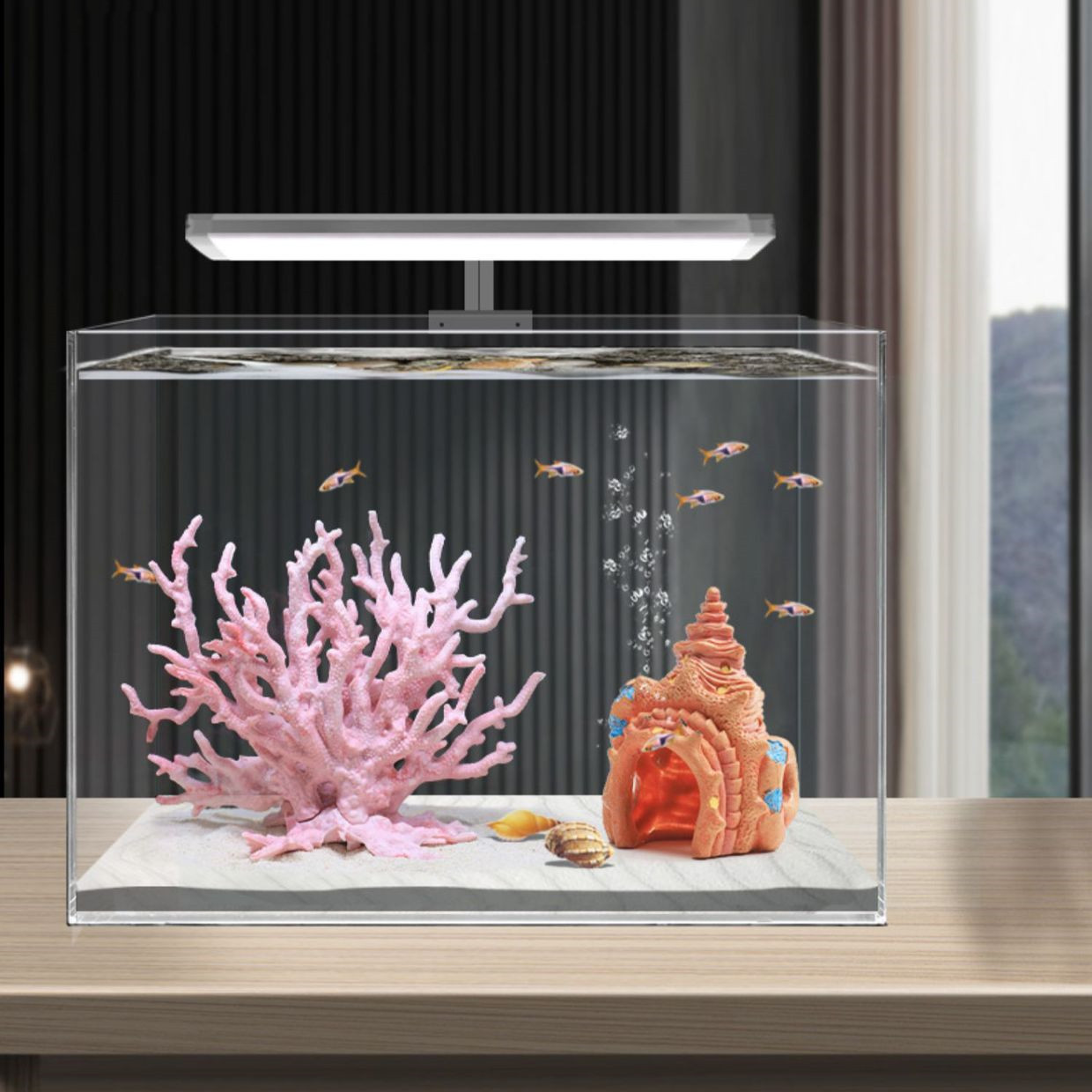 Fish Tank Aquascape Simulation - Planted Aquarium Hard Water review and price