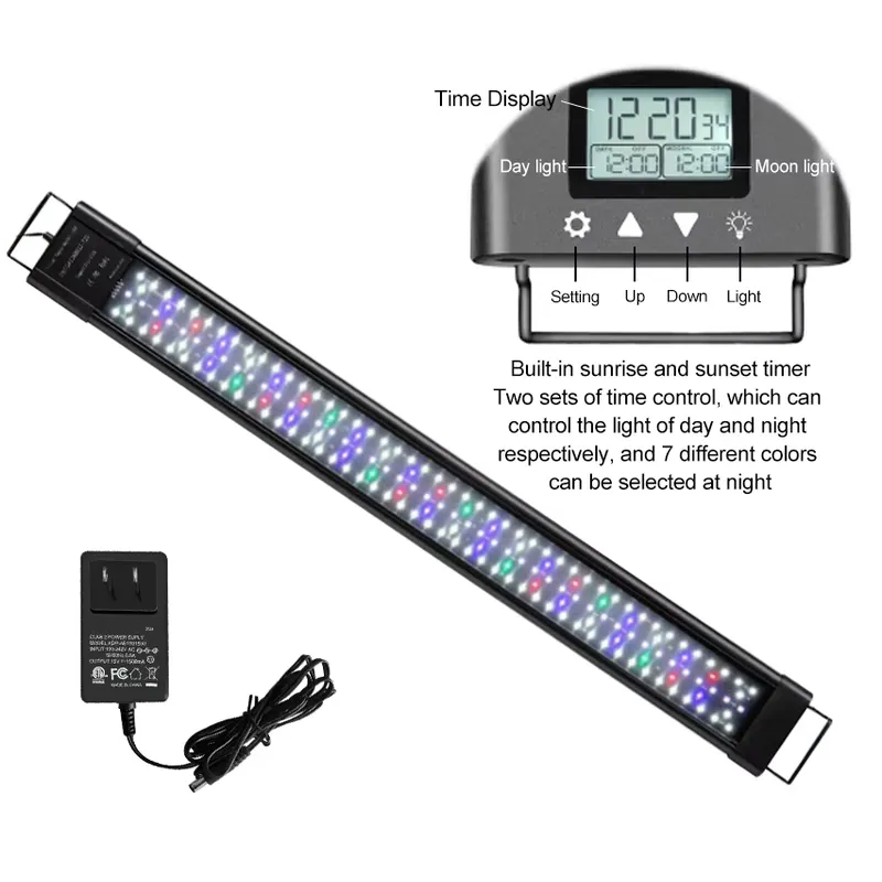 LED IP68 11.8 in 18W Plant Gro - Planted Aquarium Hours review and price