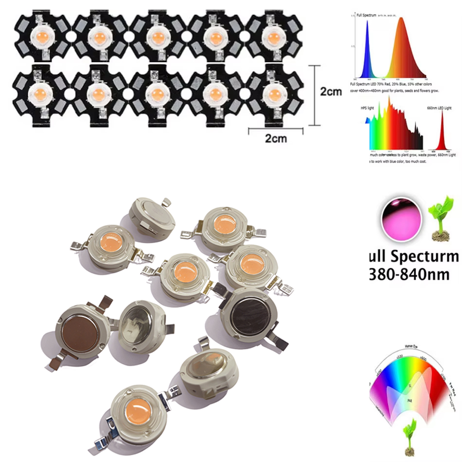 1W 3W 5W LED Lamp Beads Grow L - Aquarium Plant Seeds review and price