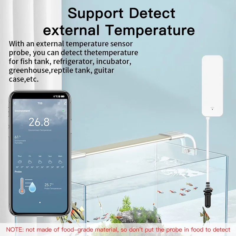 Tuya WiFi Temperature Humidity - Aquarium Planted Plants review and price