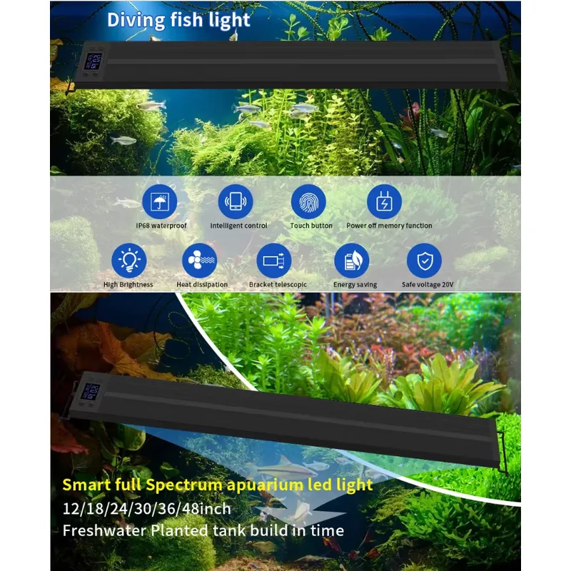 75cm 30inch Plant Light Fish T - Planted Aquarium Hours review and price