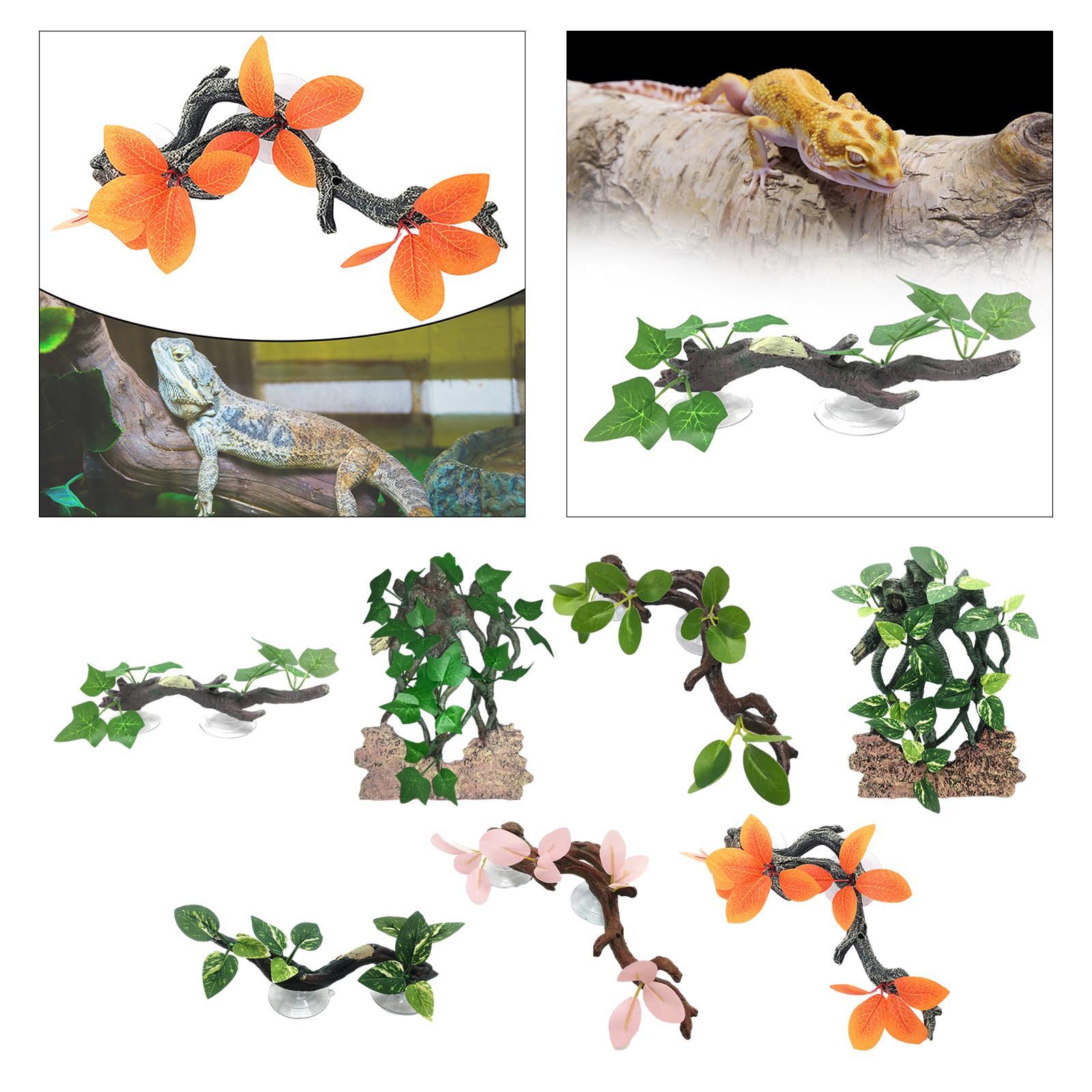 Gecko Plant Ornament Aquarium  - Aquarium Planted Background review and price