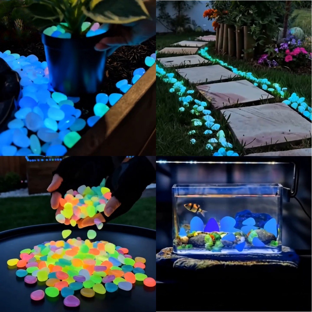 Colorful Glow In The Dark Lumi - Aquarium Planted Fish Tank review and price