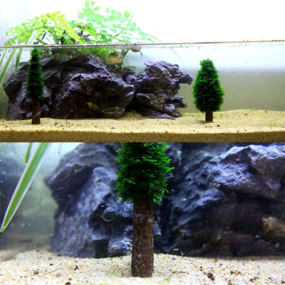 Simulation Christmas Tree Aqua - Aquarium Planted Background review and price