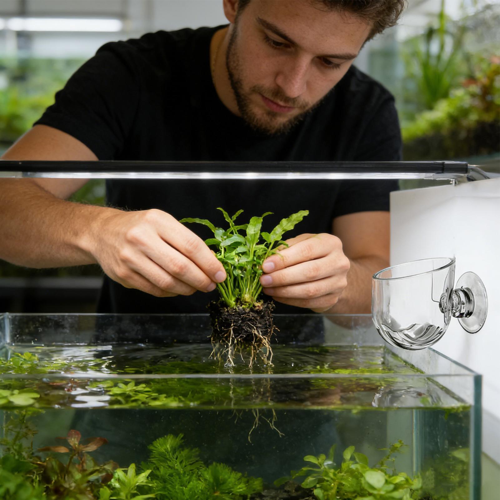 Acrylic Aquarium Plant Holder  - Aquarium Planted Background review and price