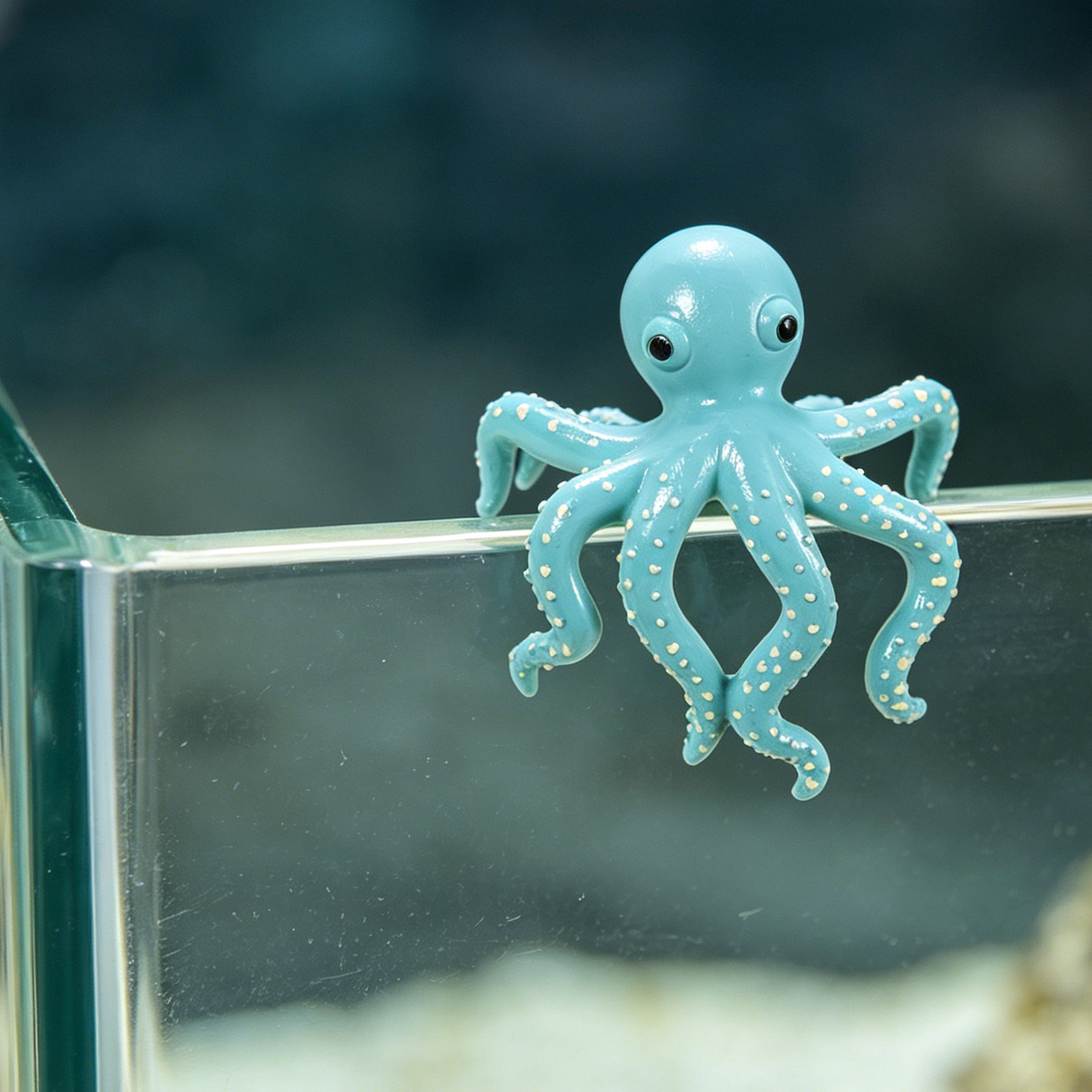 Climbing Octopus Sculpture Min - Aquarium Plant Octopus review and price