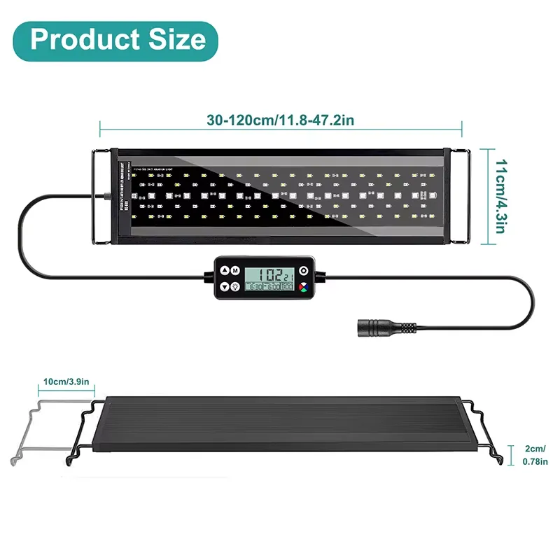 SIROKA 12-55 Inch Full Spectru - Planted Aquarium Hours review and price