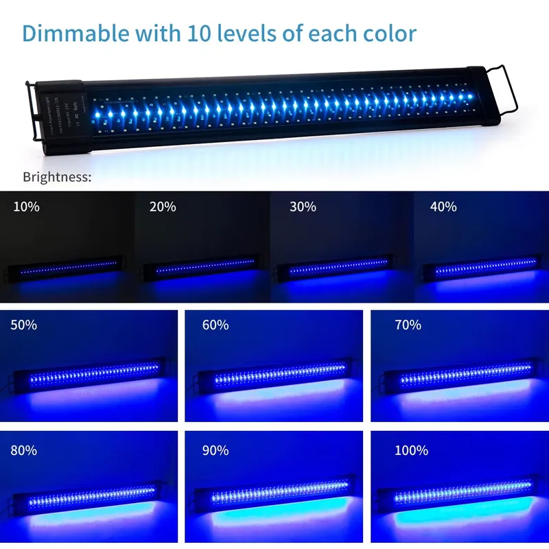 48W IP68 LED Aquarium Light fo - Planted Aquarium Hours review and price